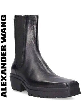 💥HOT ITEM!💥Alexander Wang Terrain Luxurious 100% Lamb Leather Moto Boots